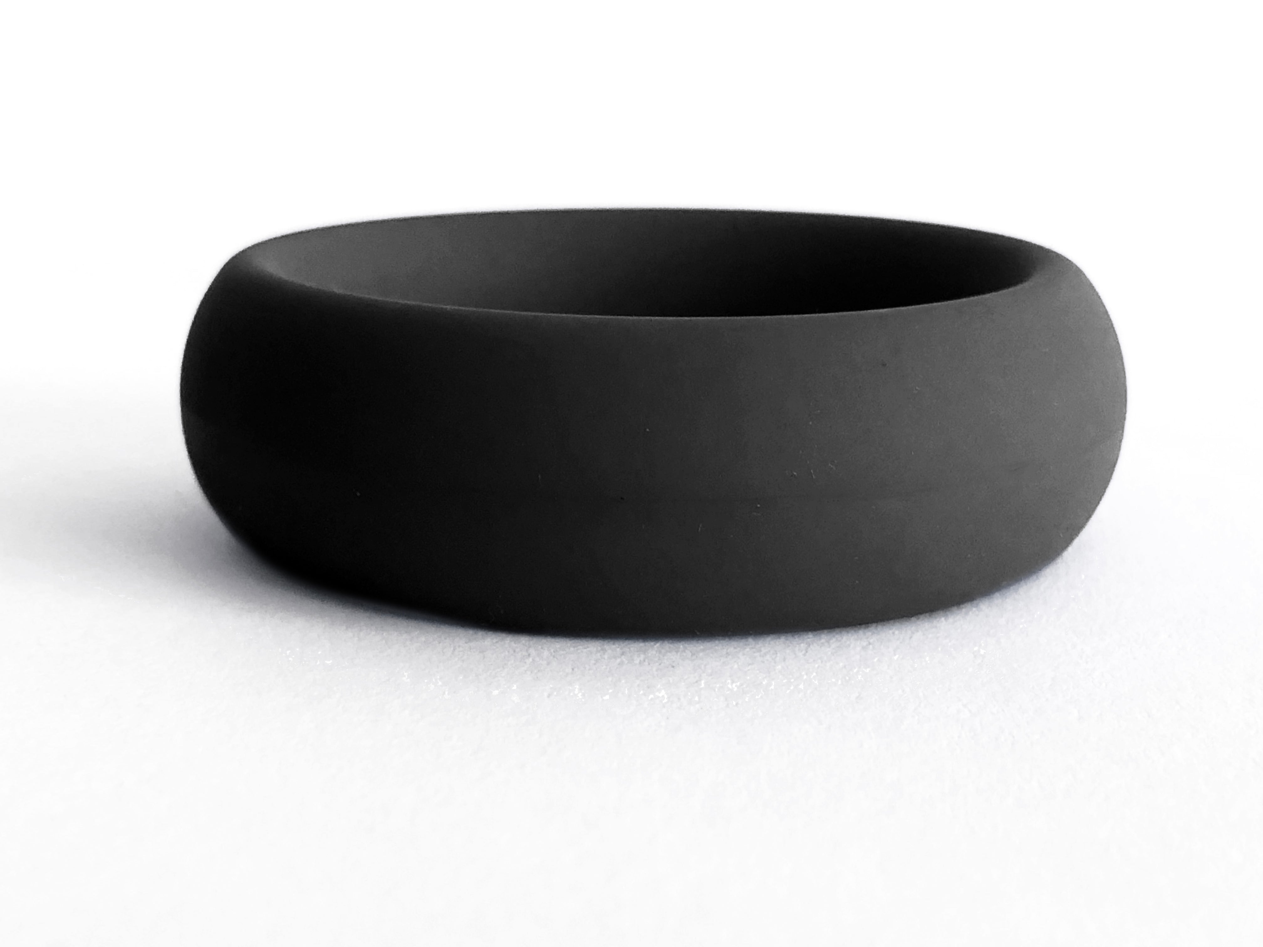 Meat Rack Cock Ring Black 44mm Inner Diameter with 3x Stretch COCK RINGS