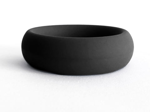 Meat Rack Cock Ring Black 44mm Inner Diameter with 3x Stretch COCK RINGS