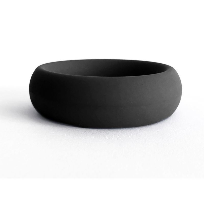 Meat Rack Cock Ring Black 44mm Inner Diameter with 3x Stretch COCK RINGS