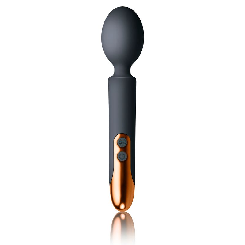 Oriel Rechargeable Wand – Luxury Silicone Rechargeable Wand Vibrator Black > Sex Toys > Massage Wands Main image