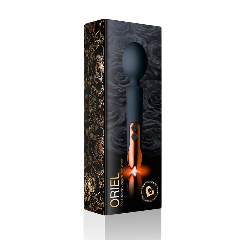 Oriel Rechargeable Wand – Luxury Silicone Rechargeable Wand Vibrator > Sex Toys > Massage Wands