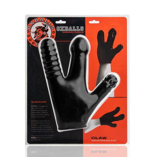 Claw Glove Black for Ultimate Pleasure and Control