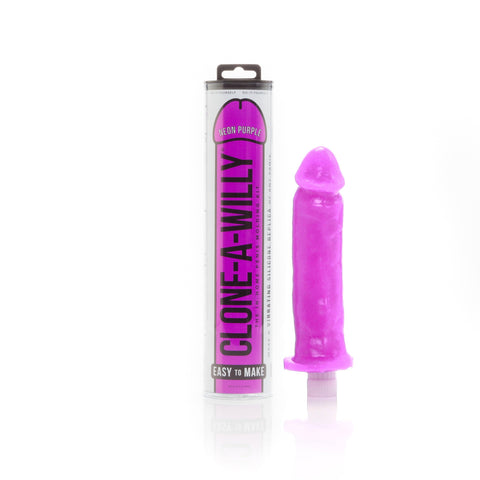 Clone A Willy Neon Purple Silicone Vibrator > Realistic Dildos and Vibes > Mould your own kits
