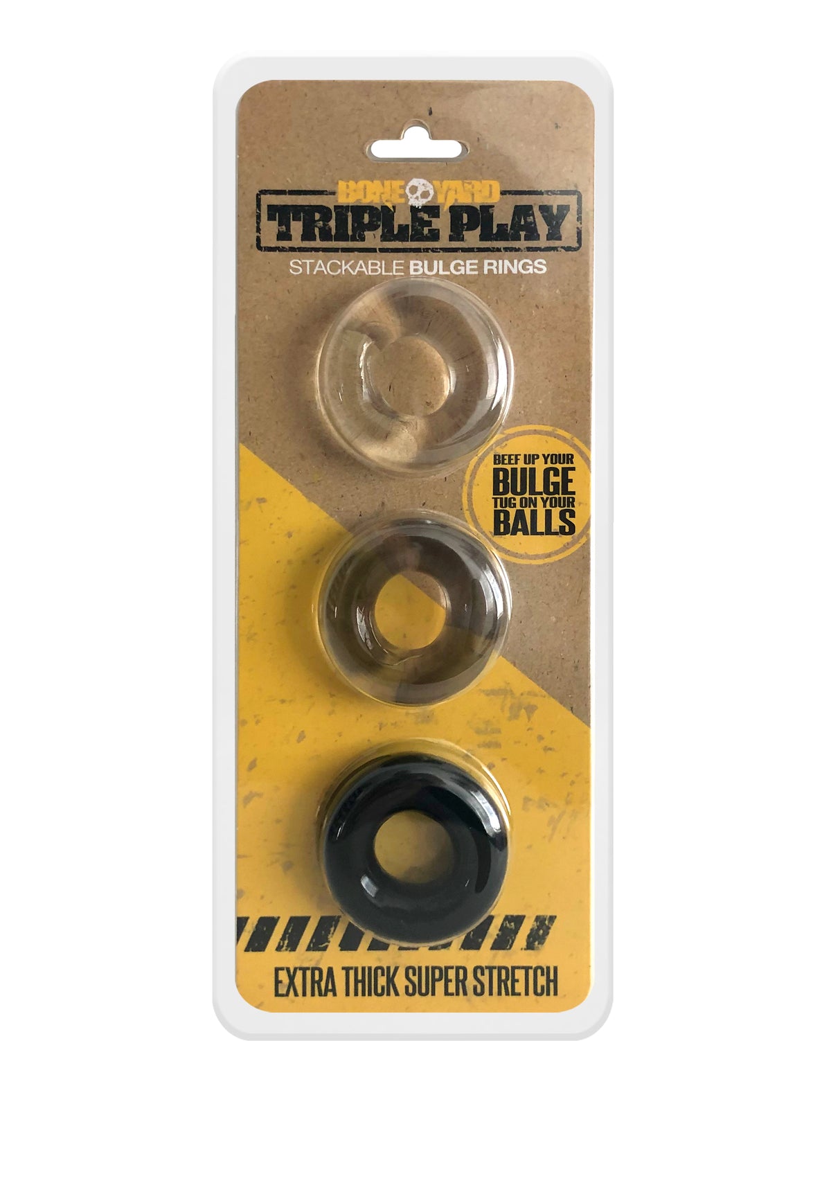 Triple Play Cock Ring with Three Adjustable Sizes > Cock Ring > Sets