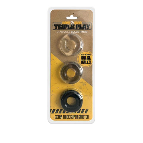 Triple Play Cock Ring with Three Adjustable Sizes for Ultimate Comfort and Versatility COCK RING Set