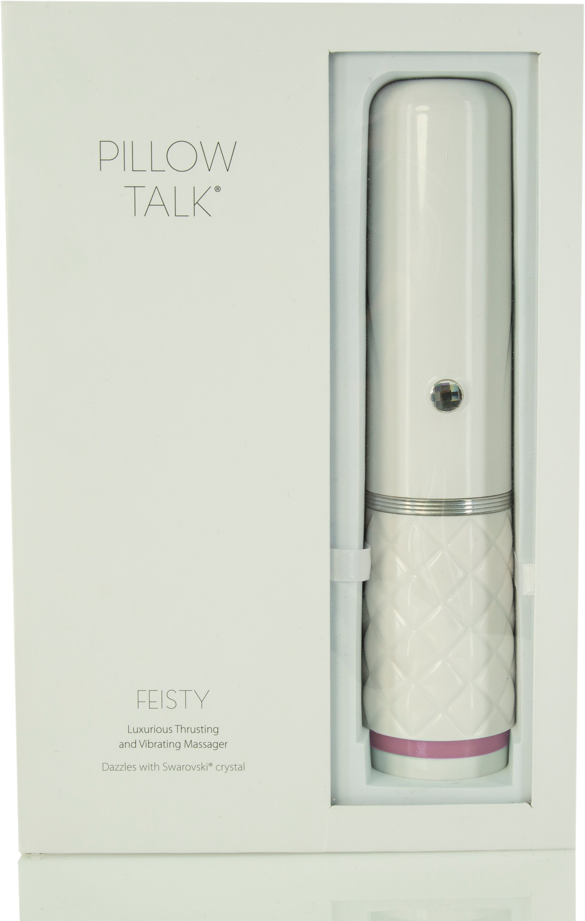 Pillow Talk Feisty Pink Thrusting Vibrator with Silicone DONGS Thrusting