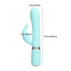 Pillow Talk Lively Rabbit Vibrator with Clitoral Stimulator