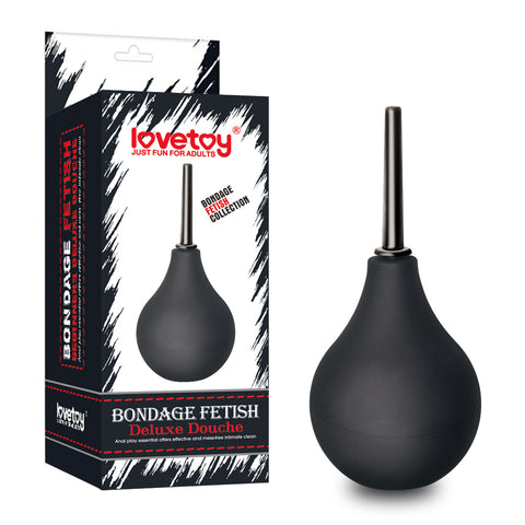 Deluxe Impulse Douche 160ml for Intimate Hygiene and Anal Play Black Douches