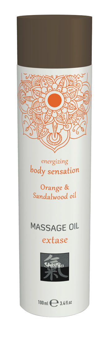 Shiatsu Massage Oil Extase Orange And Sandalwood 100ml Default Title > Essentials > Massage Oil