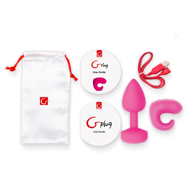 Gkit Sunny Raspberry Remote Control Vibrator (3 cm Diameter) > Anal Range > Vibrating Butt Plugs