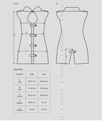 Obsessive Stewardess Costume Three Piece Set – Grey Lingerie Set > Clothes > Costumes > Womens
