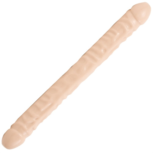Double Header 18 Inch Veined Dong Flesh Pink Double Dongs