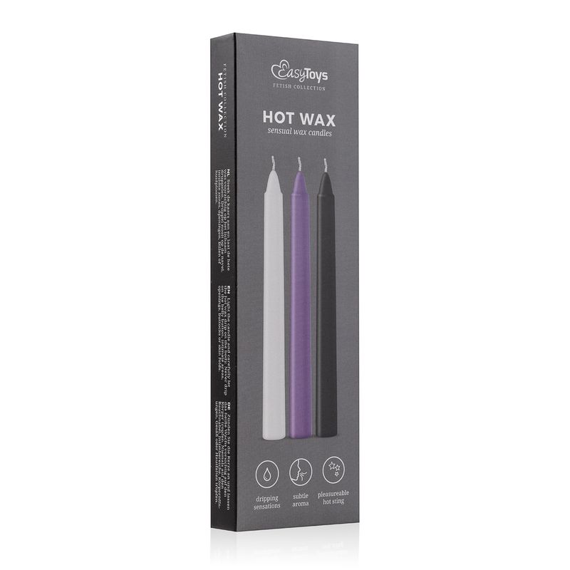 Sensual Hot Wax Candles 3 Piece Set – Body Play Candle Set Secondary image