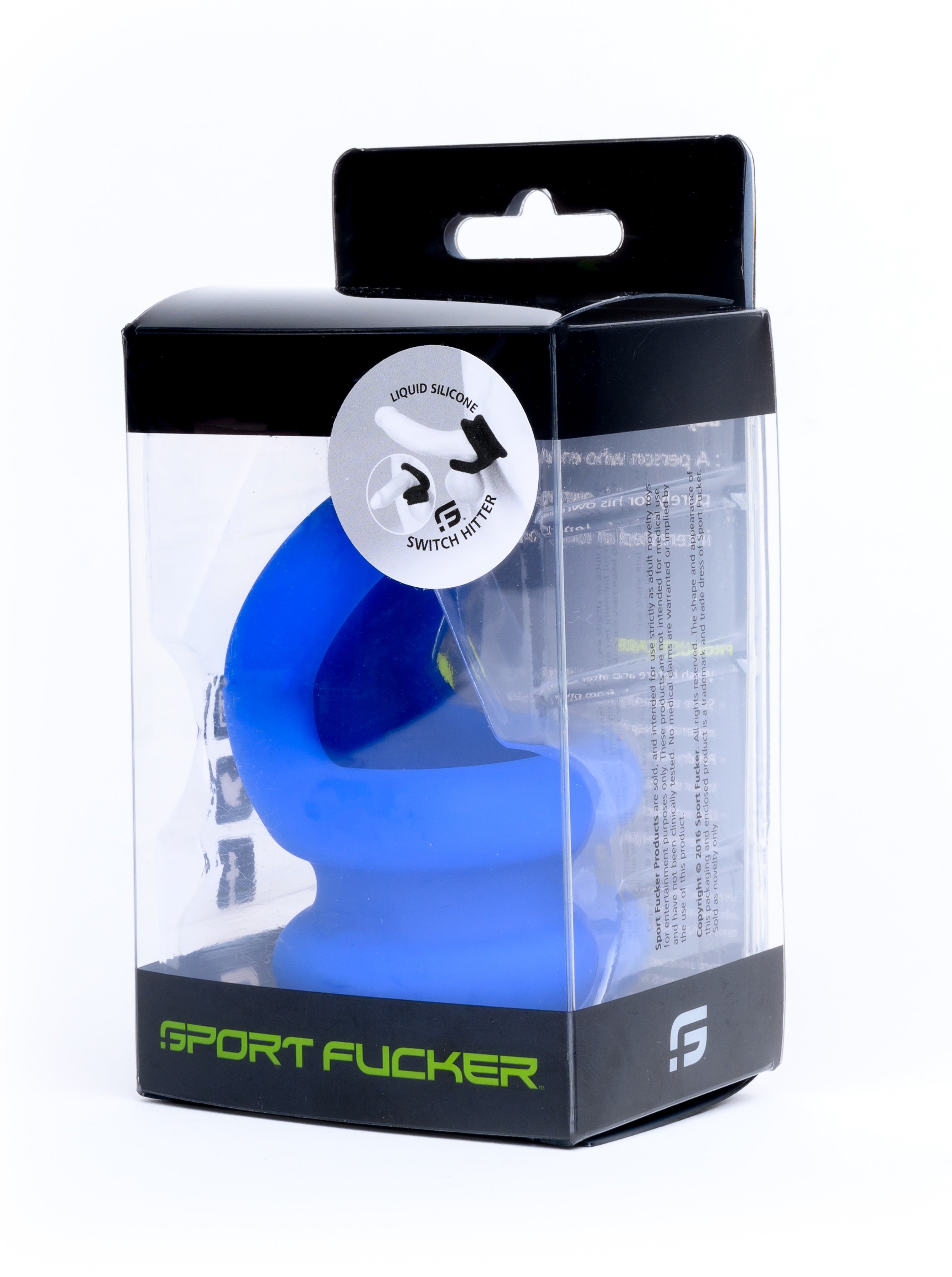 Sport Fucker Switch Hitter Blue Cock Ring and Ball Stretcher 36mm Secondary image