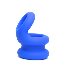 Switch Hitter By Sport Fucker Blue Cock Ring and Ball Stretcher 36mm Height