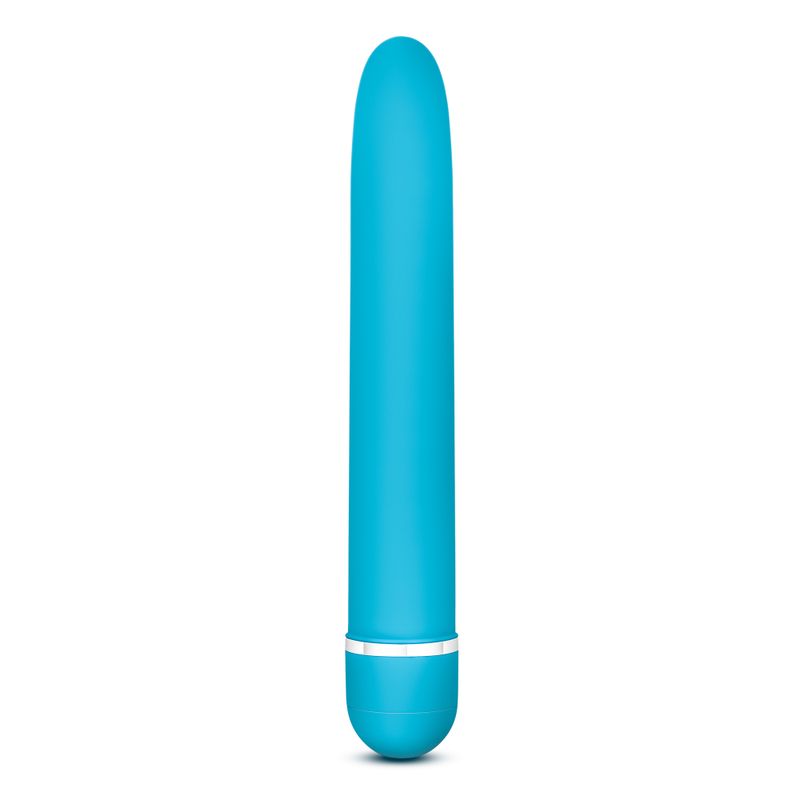 Rose Luxuriate Blue 7 Inch Vibrator with Satin Finish > Vibrators > Standard Vibrators