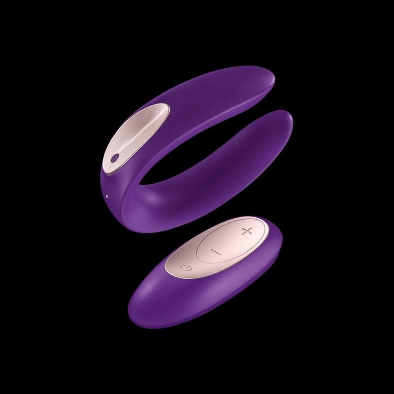 Satisfyer Partner Double Plus – Remote-Controlled Couples Vibrator Purple > Sex Toys > Couples Toys