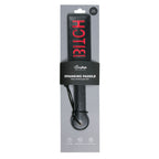 Vegan Leather Paddle - Black & Red - Imprints 'BITCH" Black > Bondage Gear > Paddles
