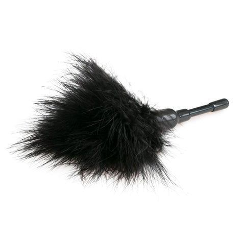 Tickler Black Small Feather Teaser for Sensational Foreplay Whips & Paddles