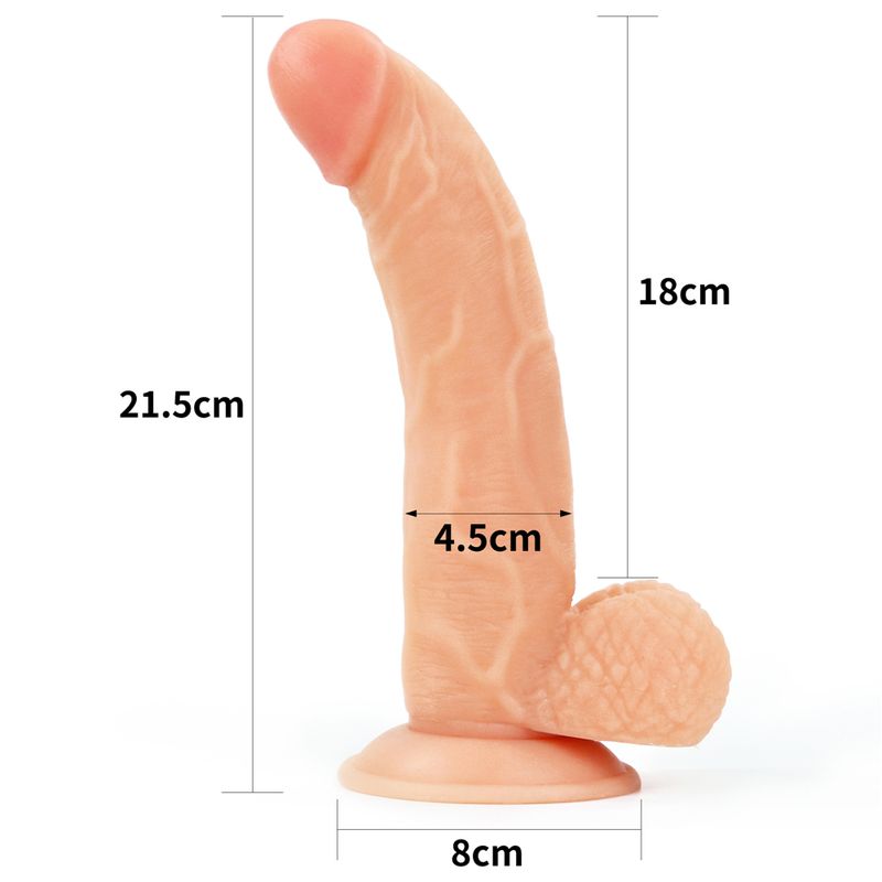 Easy Strap-On Set 8.5 Inch – Realistic Strap-On Dildo with Adjustable Harness STRAP-ONS