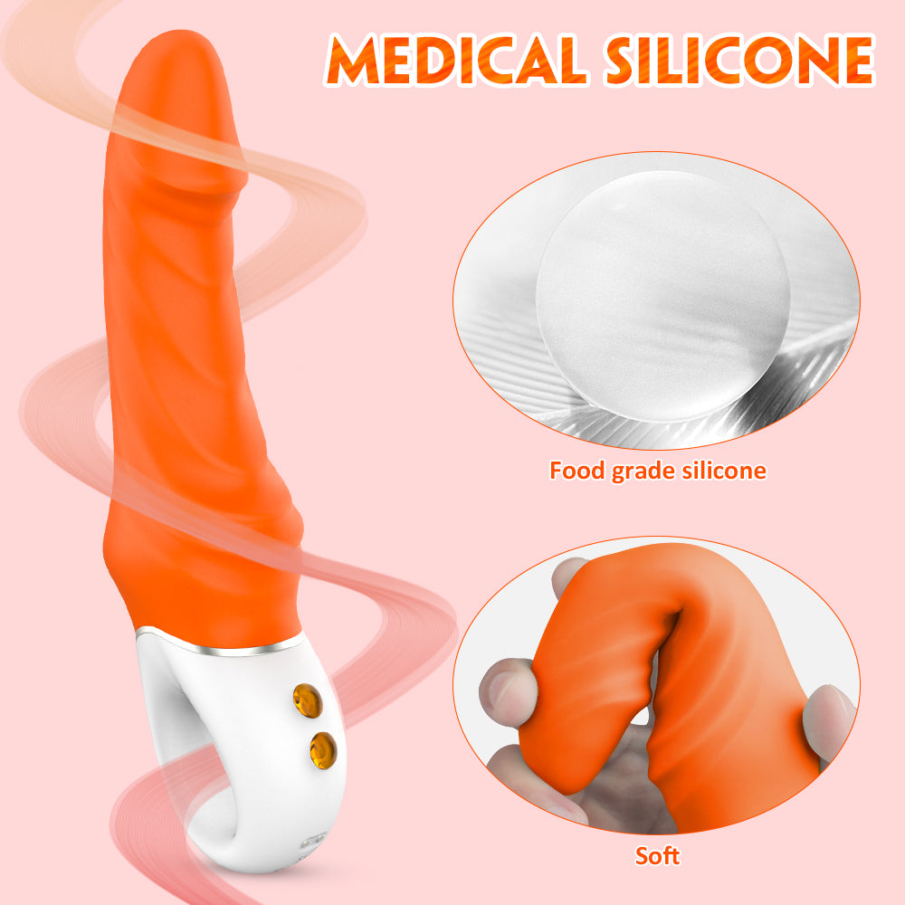 Tornado G-Spot Orange 231mm Long G-Spot Stimulator Vibrators