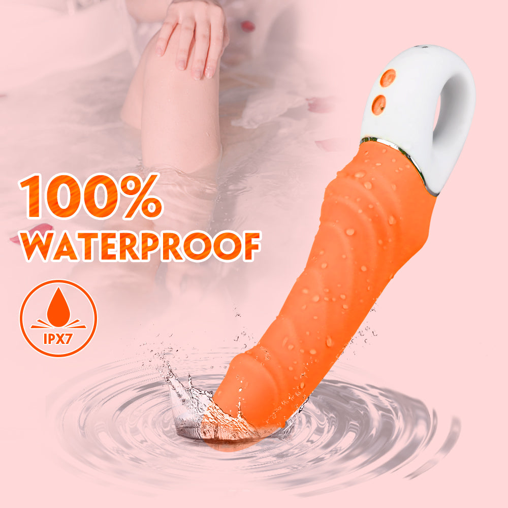 Tornado G-Spot Orange 231mm Long G-Spot Stimulator > Sex Toys For Ladies > G-Spot Vibrators