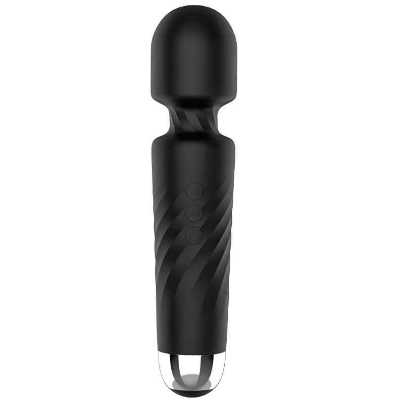Hero 2 Wand Black Compact Massage Device > Sex Toys > Massage Wands