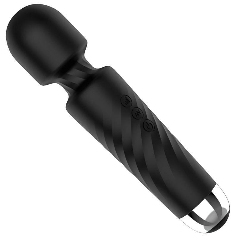 Hero 2 Wand Black Compact Massage Device > Sex Toys > Massage Wands