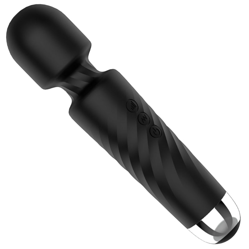 Hero 2 Wand Black Compact Massage Device > Sex Toys > Massage Wands