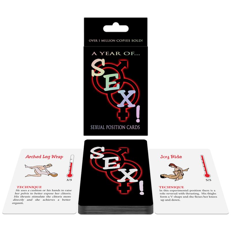 A Year of Sex Card Game – Adult Couples Party Card Game > Novelties > Card Games