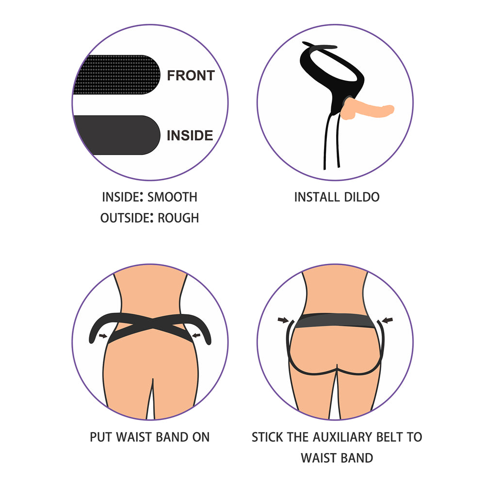B Yours Plus Pink Soft Realistic Dildo > Dildos > Strap On Harnesses
