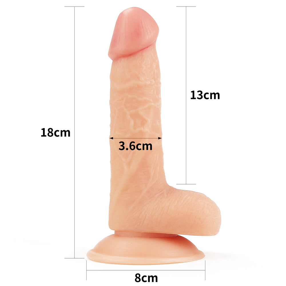 Lovetoy Ingen Easy Strap On Set 7 Inch Realistic Dildo > Realistic Dildos and Vibes > Strap on Dildo