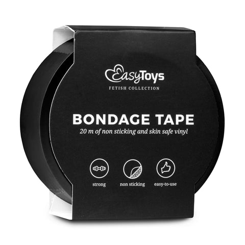 Bondage Tape Black Self-Adhesive Versatile > Bondage Gear > Tape