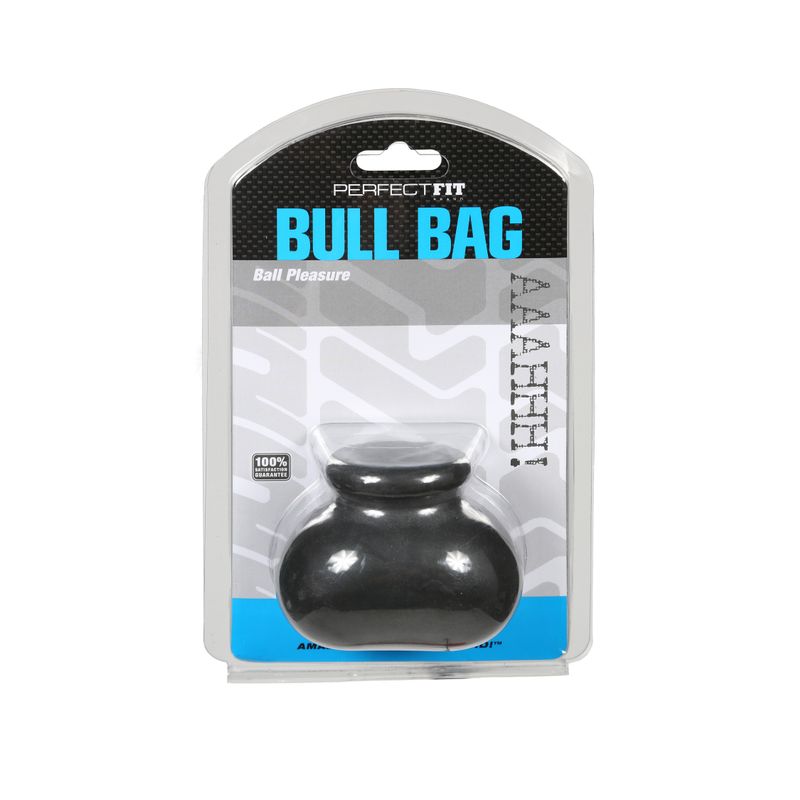 Bull Bag Black - Dual Scrotum Toy > Sex Toys For Men > Ball Stretchers