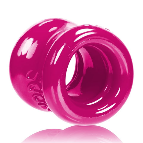 Squeeze Ball Stretcher in Hot Pink for Enhanced Pleasure and Comfort Pink Ball Stretcher