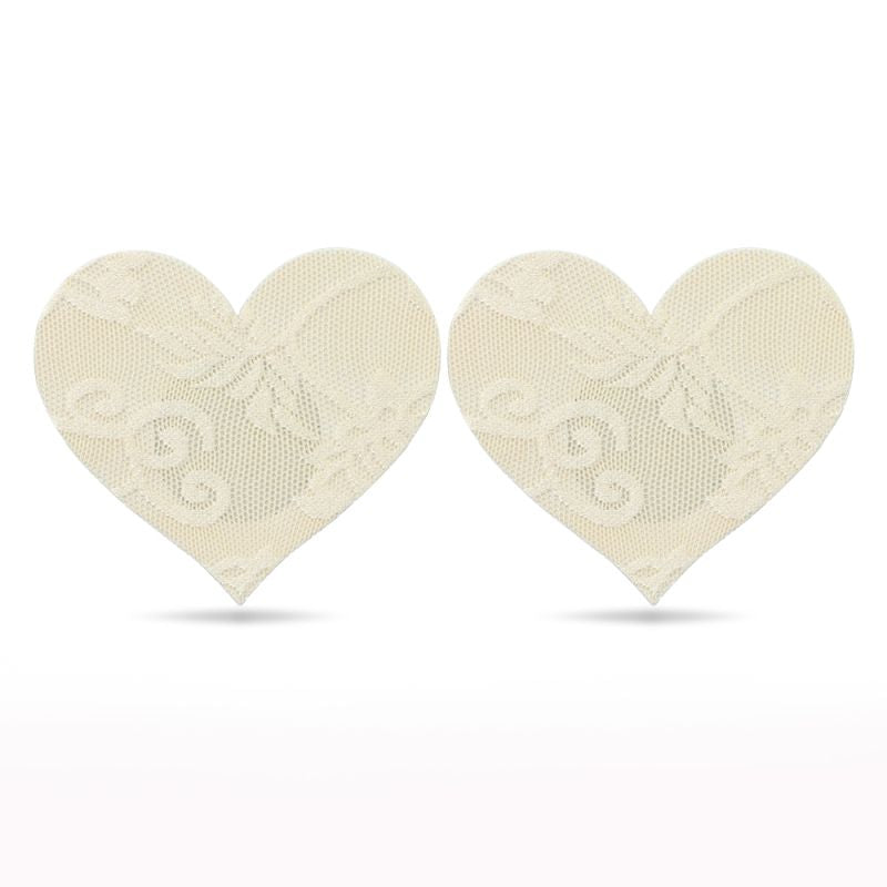 Lace Heart and Flower Nipple Pasties Twin Pack Pasties