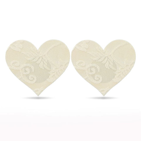 Lace Heart and Flower Nipple Pasties Twin Pack Pasties