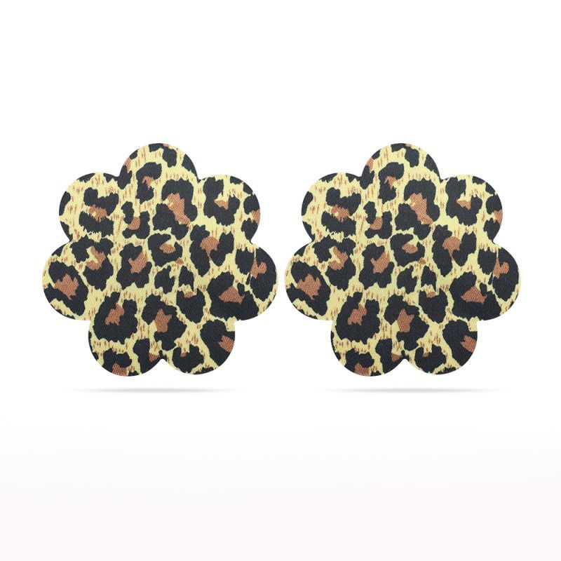 Leopard Sexy Nipple Pasties Twin Pack for Daring Outfit Accessories Pasties