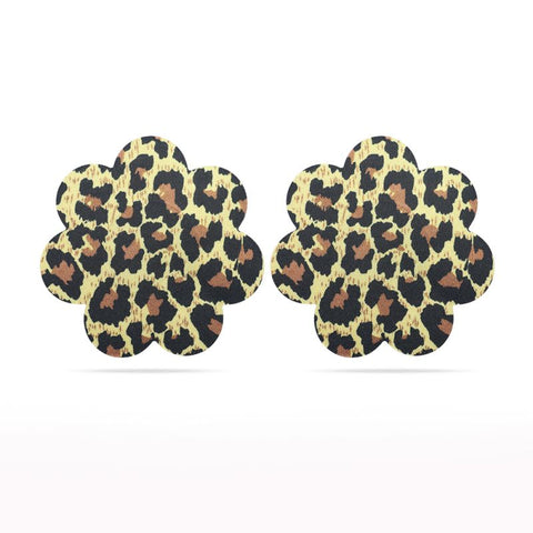 Leopard Sexy Nipple Pasties Twin Pack for Daring Outfit Accessories Pasties