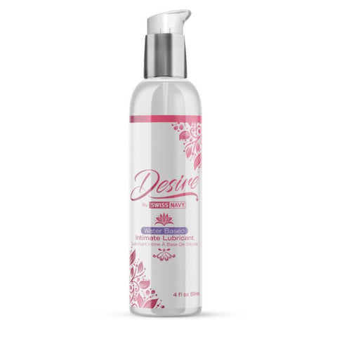 Desire Water Based Intimate Lubricant 4oz/118ml - Enhance Pleasure Water Based Lube
