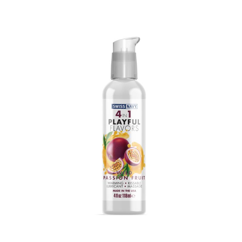 Playful Flavours 4 In 1 Wild Passion Fruit 4oz/118ml Lube > Lube > Flavoured