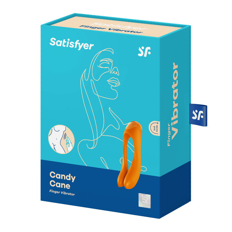 Satisfyer Candy Cane Finger Vibrator – Dual Motor Silicone Finger Vibrator > Vibrators > Finger Vibrators