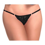 Lace Keyhole Pantie in Black Black Medium Large > Clothes > Panties
