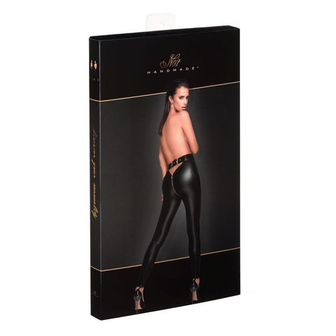 Low Cut Back Leggings with Gold Zipper and Adjustable Waistband > Clothes > Stockings
