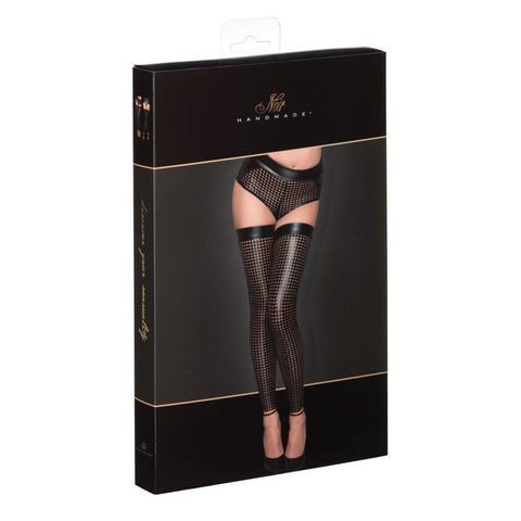 Ladies Laser Cut Stockings with Silicone Tape for Perfect Fit Hosiery
