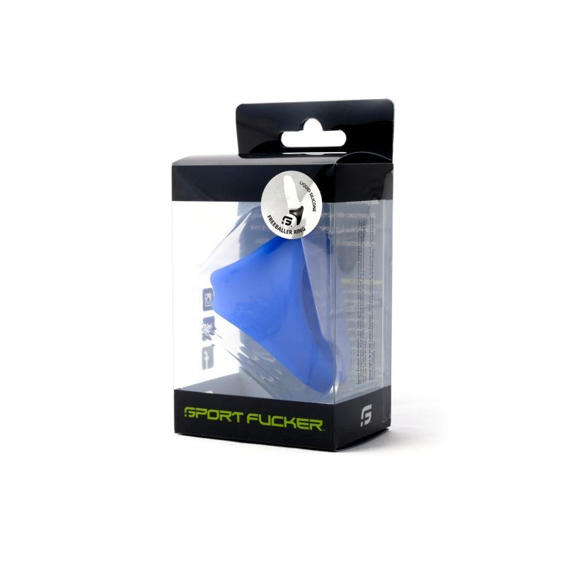 Freeballer Ring (Blue) – Premium Cock Sling > Cock Ring > Sling