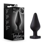 Temptasia Heart-Shaped Butt Plug Black > Anal Range > Butt Plugs