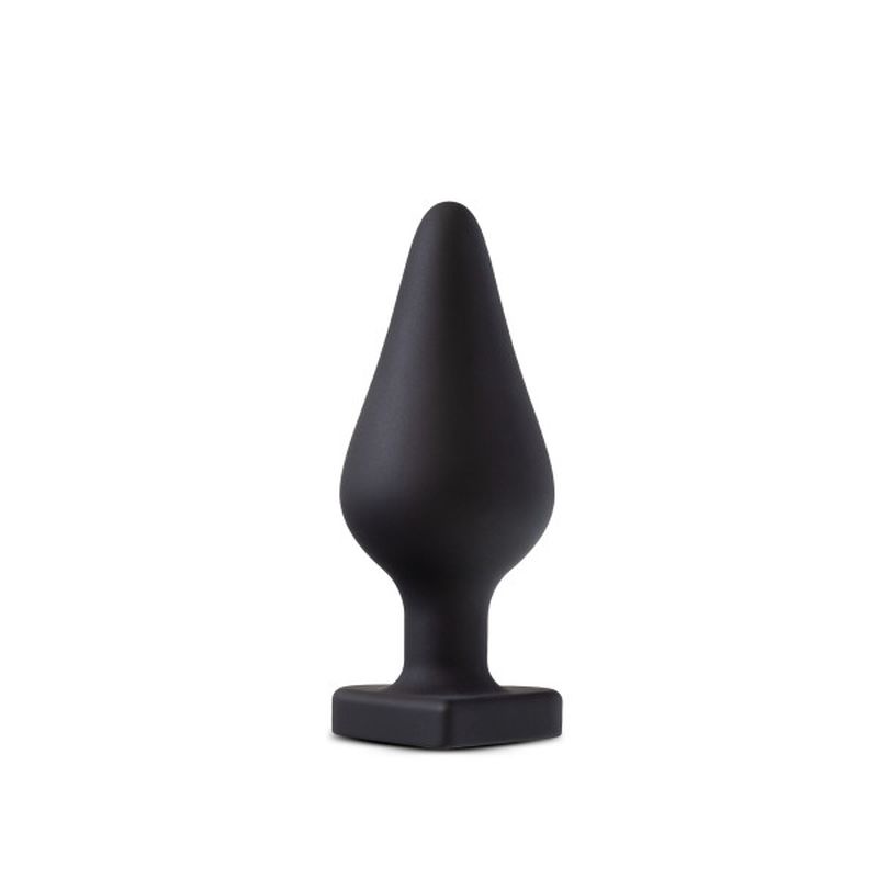 Temptasia Heart-Shaped Butt Plug Black > Anal Range > Butt Plugs