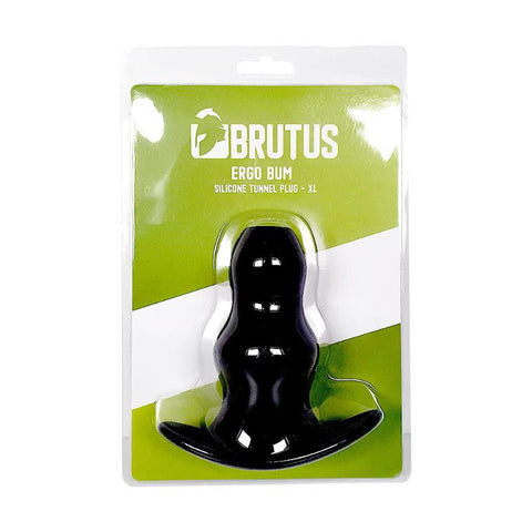 Brutus Ergo Bum Tunnel Plug XL – Silicone XL Anal Plug Black > Anal Range > Tunnel and Stretchers