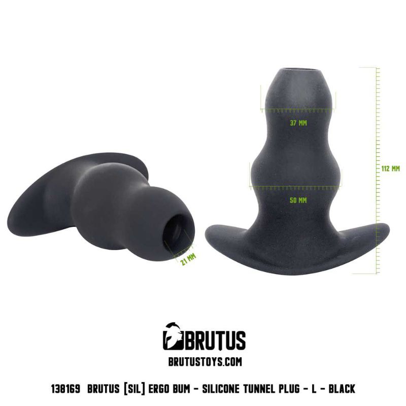 Ergo Bum Tunnel Plug Large Silicone Anal Plug with Wavy Design for Advanced Users > Anal Range > Tunnel and Stretchers